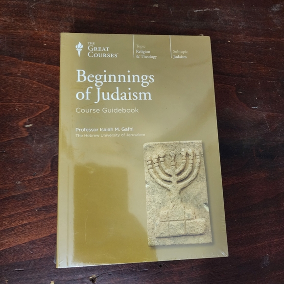 The Great Courses Beginnings Of Judaism 12 Disc Cds + Guidebook / Gafni - Picture 2 of 6